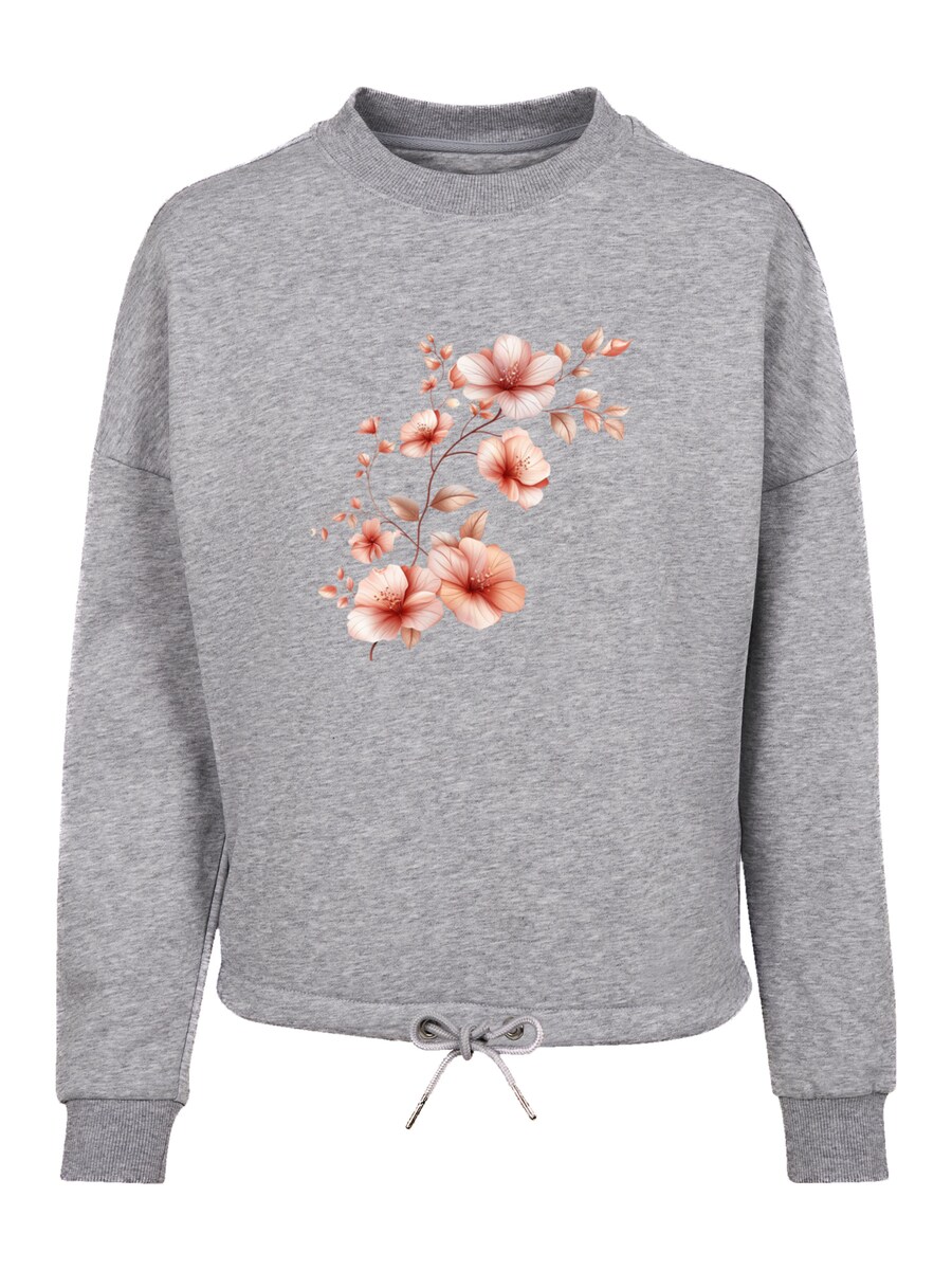 

Толстовка F4NT4STIC Rosa Blumenzweig 3D, Light grey