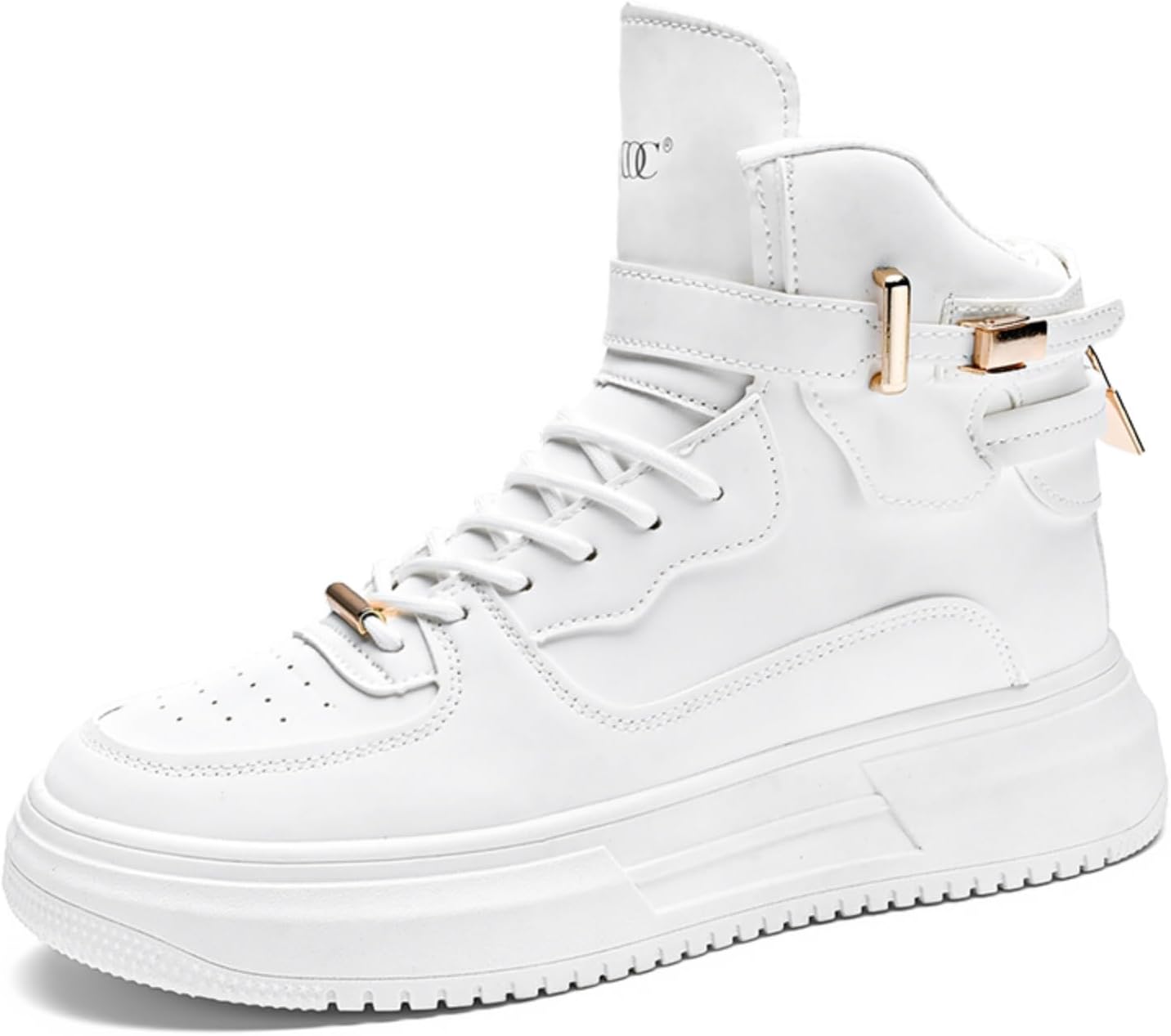 

Мужские кеды с высоким верхом на шнуровке Houdbdol, белый