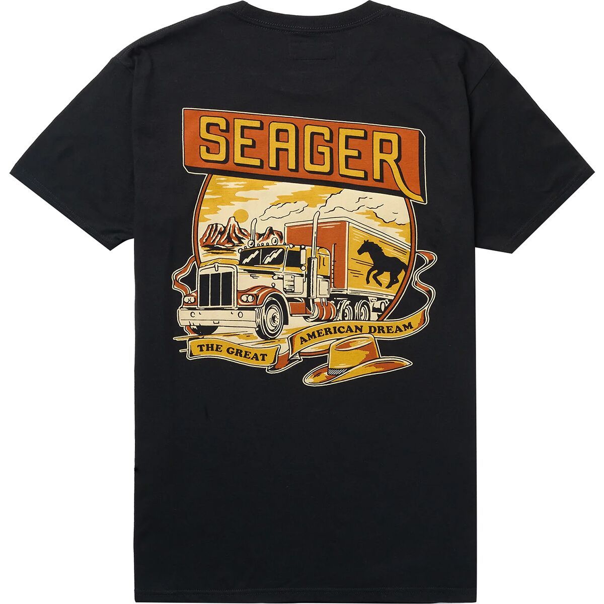 

Футболка Trucking Seager Co., черный