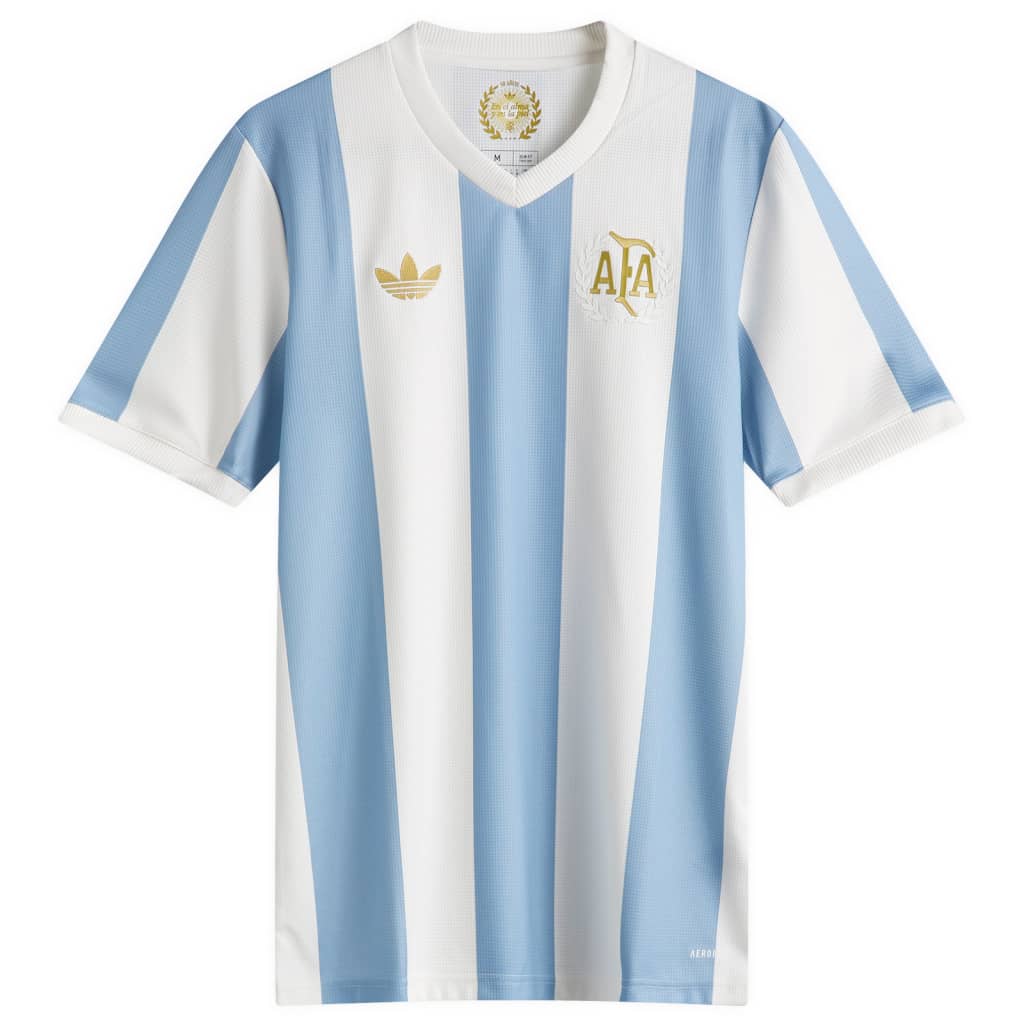 

Футболка Argentina FA Anniversary Adidas, цвет ambient sky
