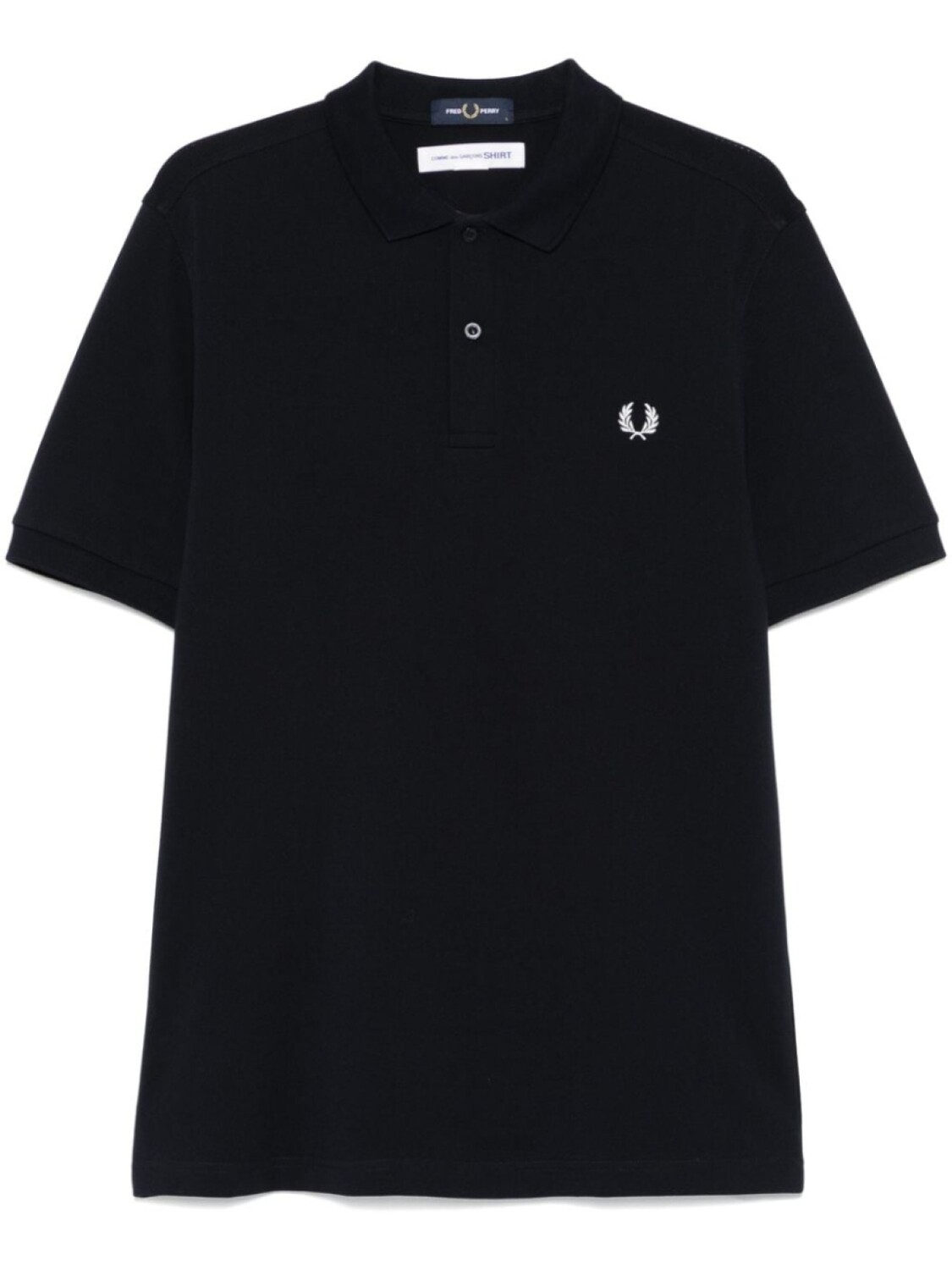 

Рубашка Comme Des Garçons Shirt x рубашка-поло с надписью Fred Perry, синий