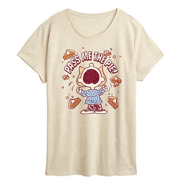 

Футболка с принтом "Women's peanuts sally pass me the pie!" Licensed Character, Beige