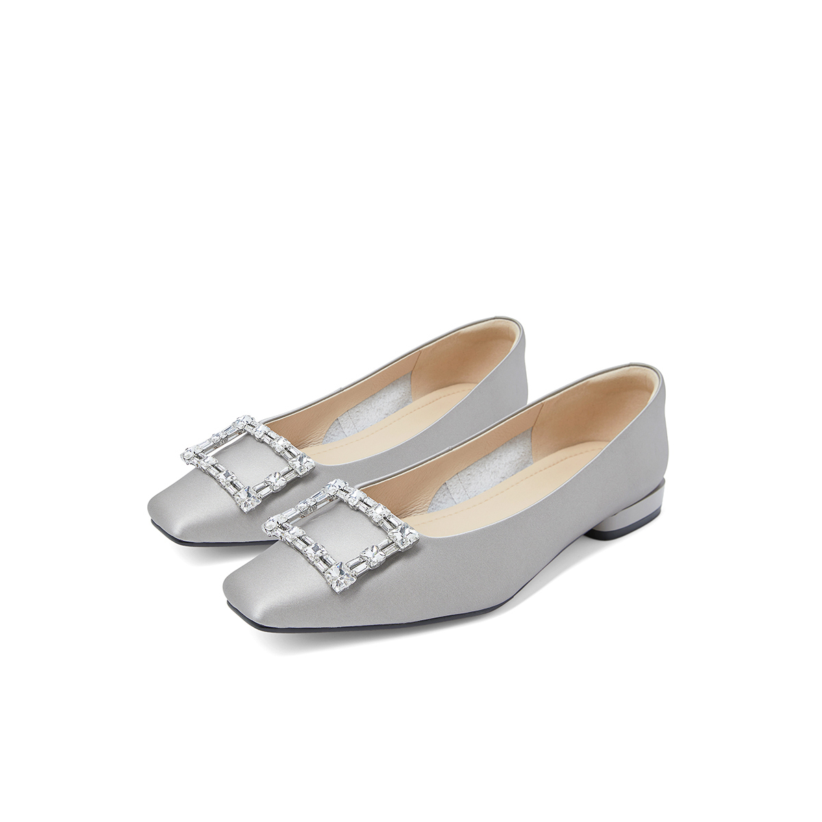 COMELY Женские повседневные туфли-лодочки светло-серые, цвет Light Gray — фото 3