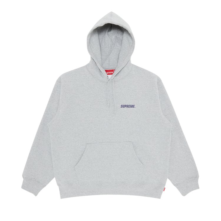 

Толстовка Supreme Crown Hooded 'Heather Grey', серый