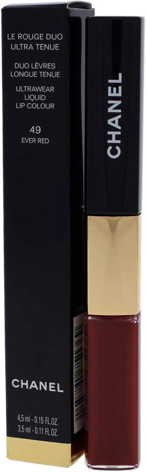 Жидкая губная помада Chanel Le Rouge Duo Ultra Tenue Limited Edition (49 Ever Red) 8 мл — фото 4