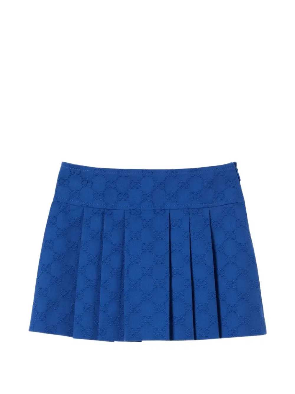 Юбка с узором Gg Gucci Kids, синий