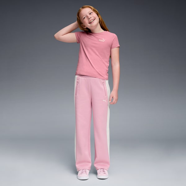 Детская футболка для больших детей Puma Essentials, розовый — фото 3