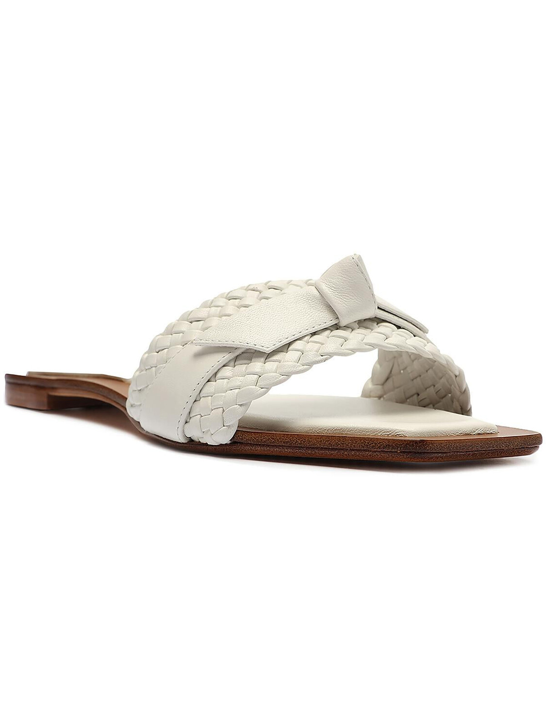 

Женские тканые шлепанцы Clarita Alexandre Birman, белый