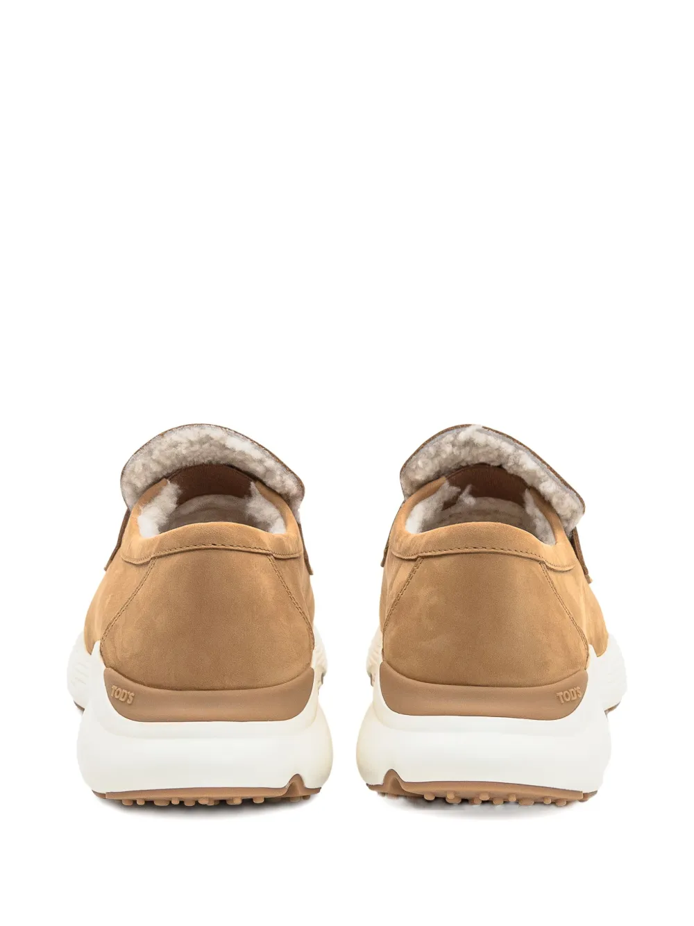 Лоферы на подкладке из овчины Tod'S, коричневый — фото 2
