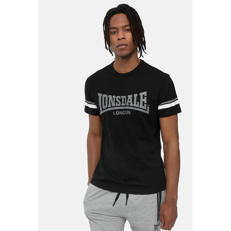 

Спортивная футболка Lonsdale, черный/белый