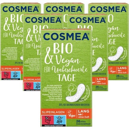 

Био-прокладки для ежедневного ношения без запаха, 26 шт. Cosmea