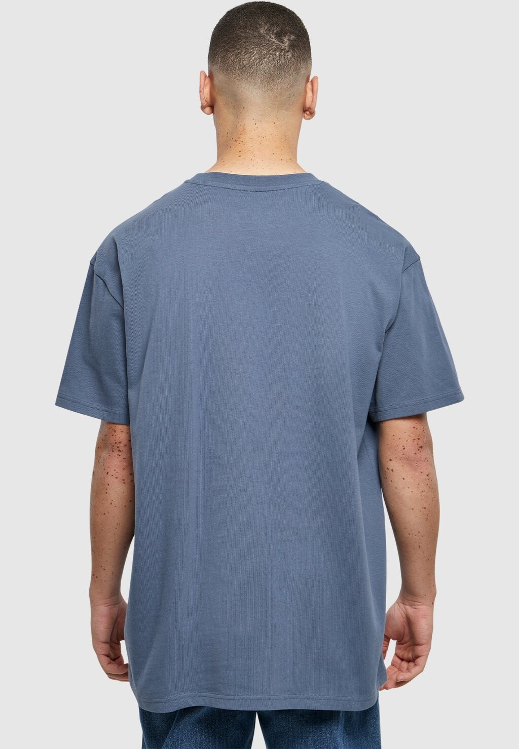 

Футболка с принтом LOGO HEAVY OVERSIZE Merchcode, синий