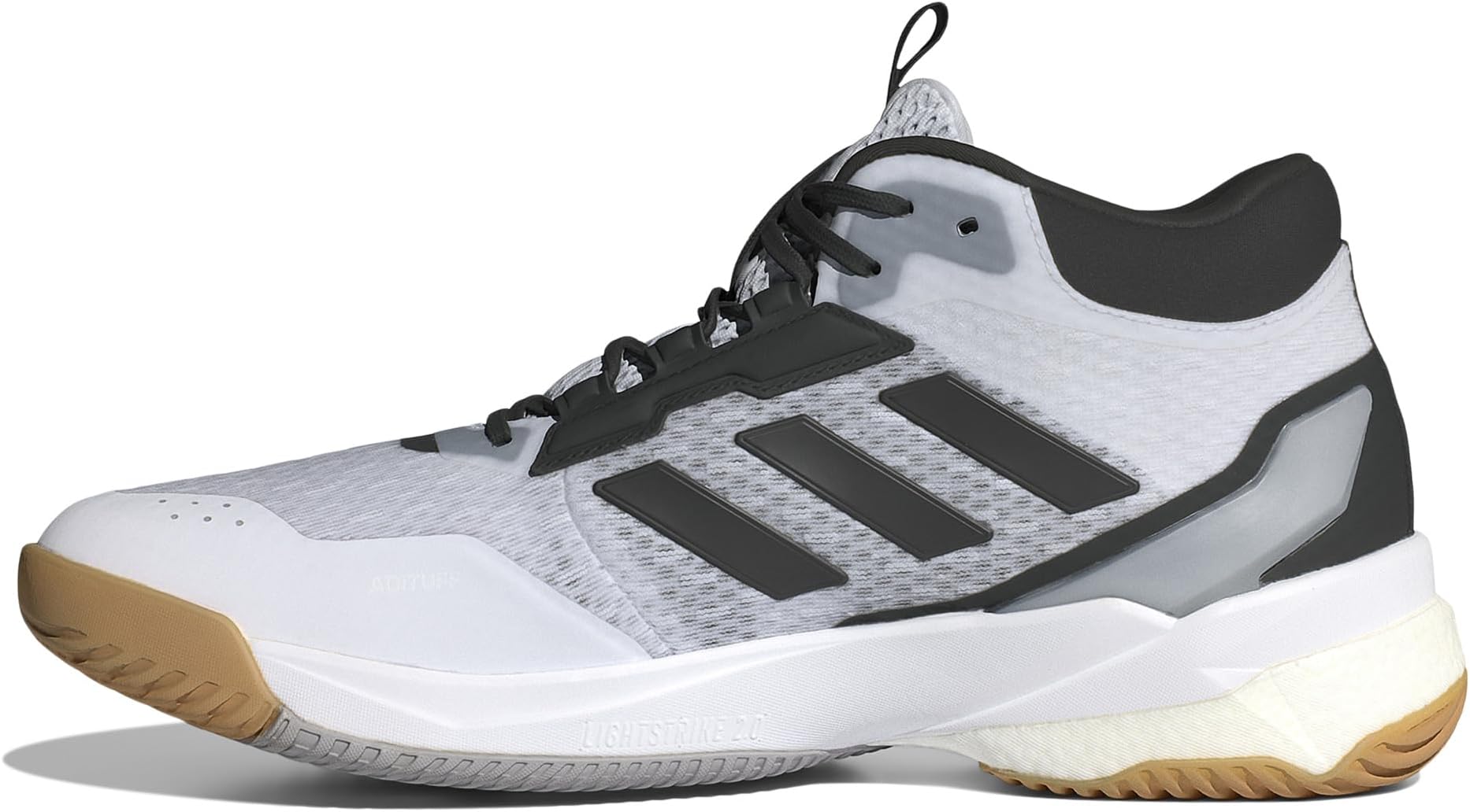 Кроссовки adidas Crazyflight 5 Mid Volleyball Shoes, цвет White/Black/Grey — фото 4