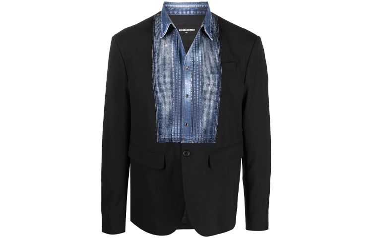 

DSQUARED 2 Мужской черный деловой костюм, Black