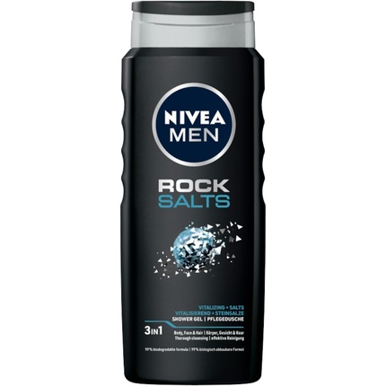 

Гель для душа с каменной солью для мужчин, тонизирующий, 500 мл Nivea