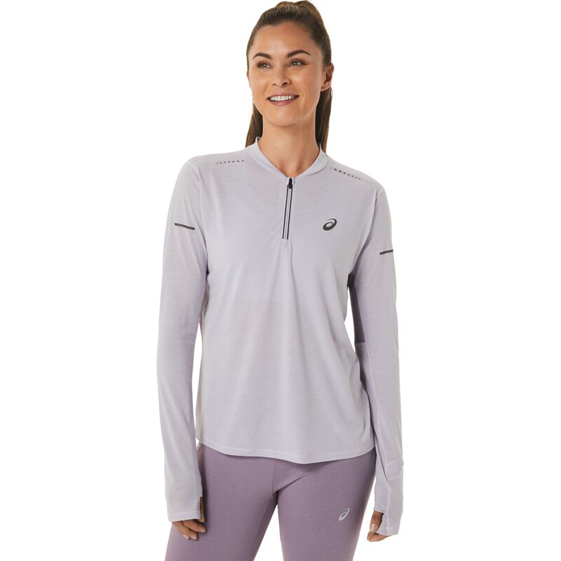 

Футболка metarun 1/2 zip ls top Asics, мультиколор