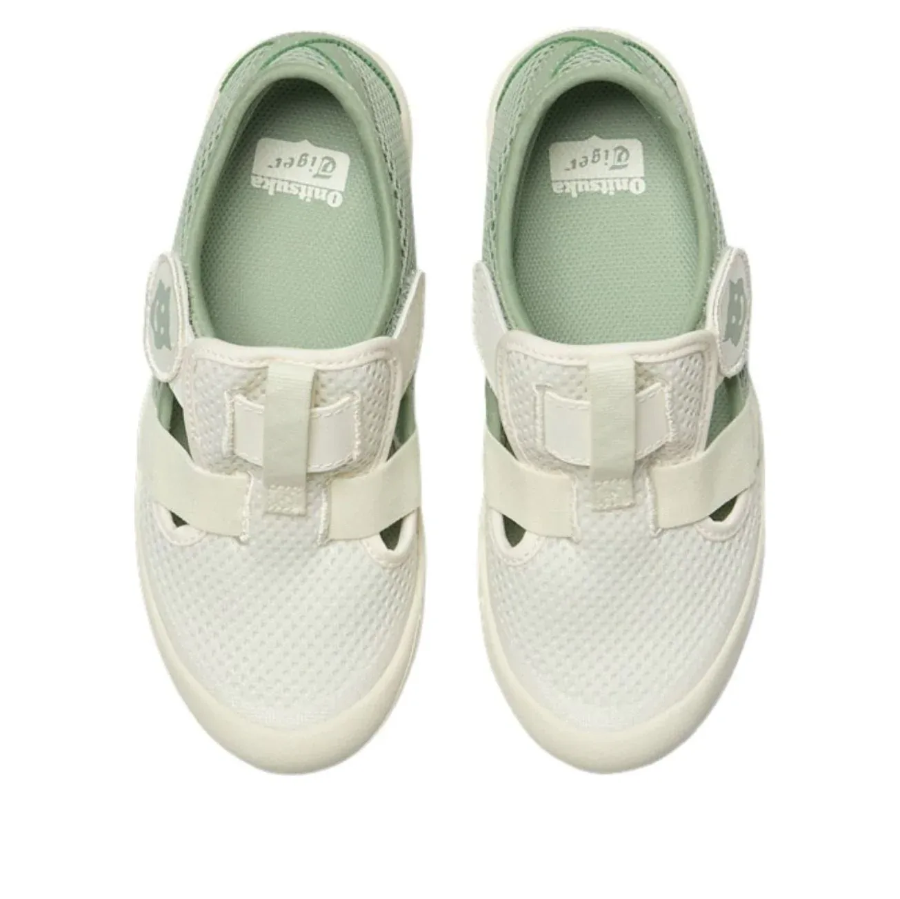 (PS) Сандалии Onitsuka Tiger Mexico 66 'Dark Jade Cream', зеленый — фото 3