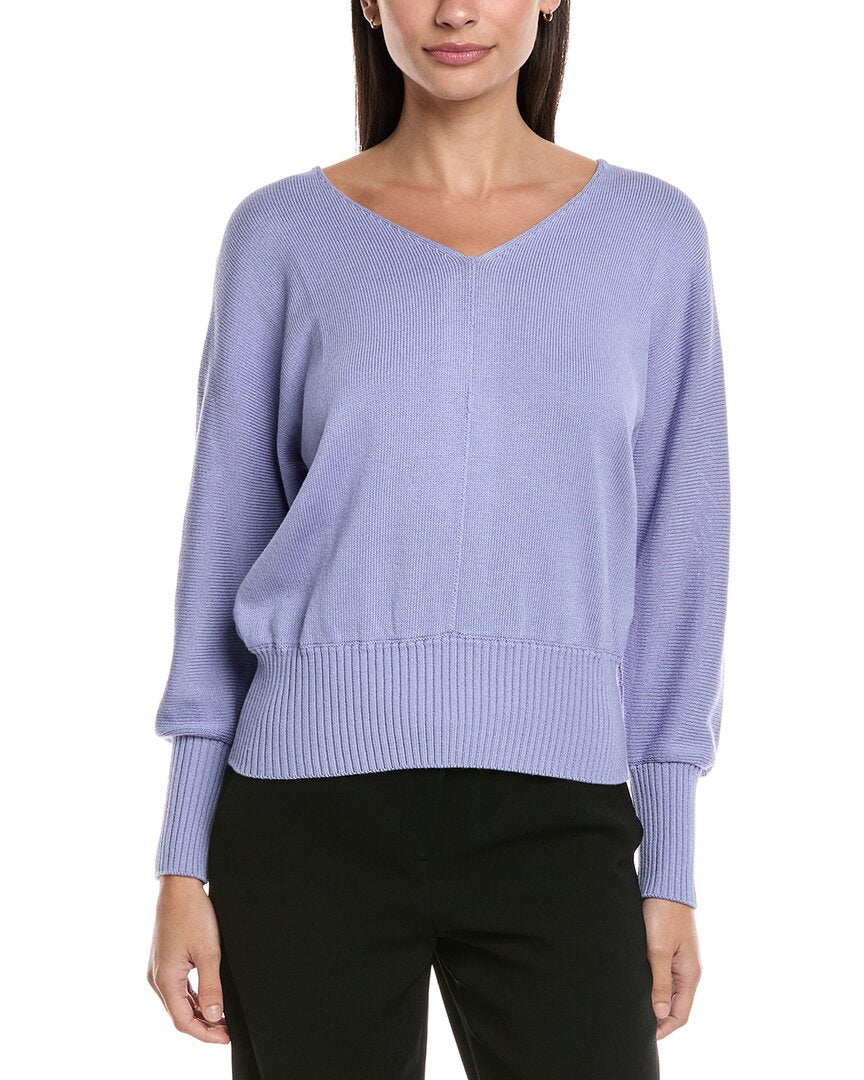 

Лафайетт 148 Нью-Йорк Свитер из смесового шелка с рукавом долман Lafayette 148 New York, фиолетовый