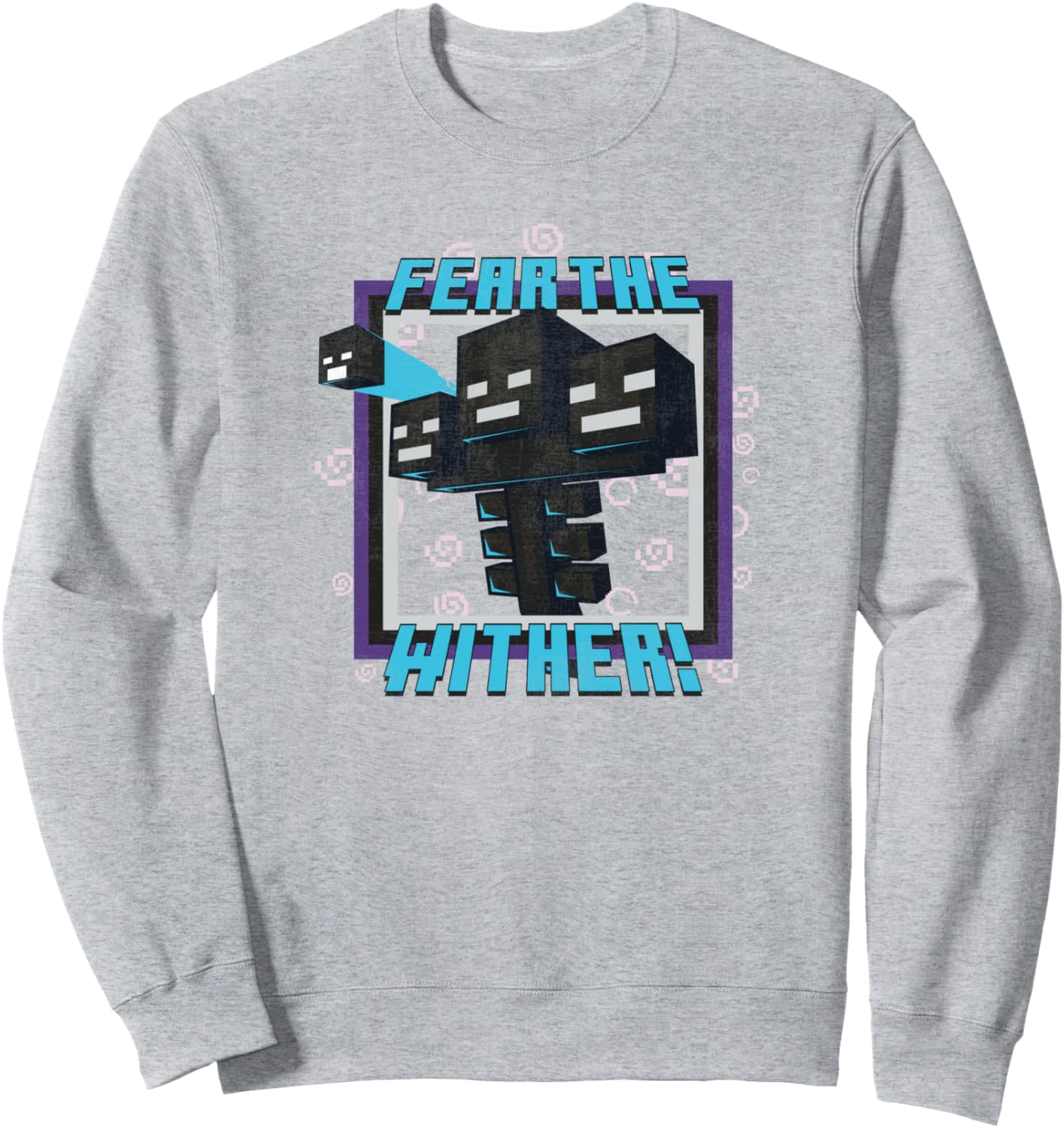 

Толстовка Minecraft Wither Fear The Wither! V2, синяя, Синий, Толстовка Minecraft Wither Fear The Wither! V2, синяя