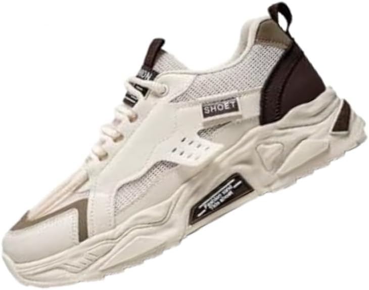 

Мужские повседневные спортивные кроссовки многоцелевого назначения - верх из дышащей сетки, противоскользящая резиновая подошва. Подходят для занятий на открытом воздухе, в спортзале и для ежедневной носки Fmshi, белый