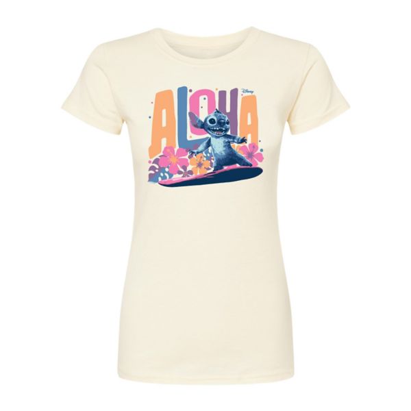 

Футболка с принтом «Алоха» для серфинга от Lilo & Stitch Junior Disney, бежевый