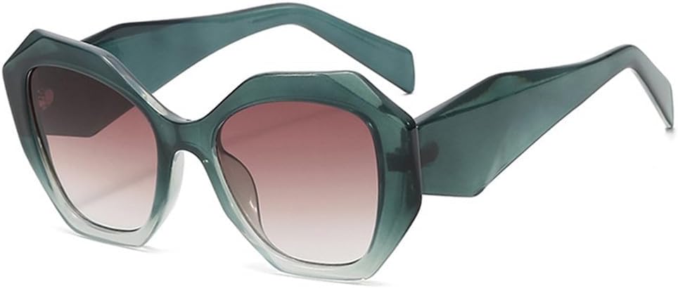 

Модные солнцезащитные очки большого размера «кошачий глаз» с многоугольным оправой, женские, в стиле ретро, ​​с ярким леопардовым принтом, солнцезащитные очки UV400 для мужчин с градиентным покрытием WNCKSQ, Green Red Gradient