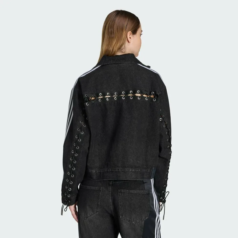 Джинсовая гоночная куртка Originals FB Adidas, black — фото 2