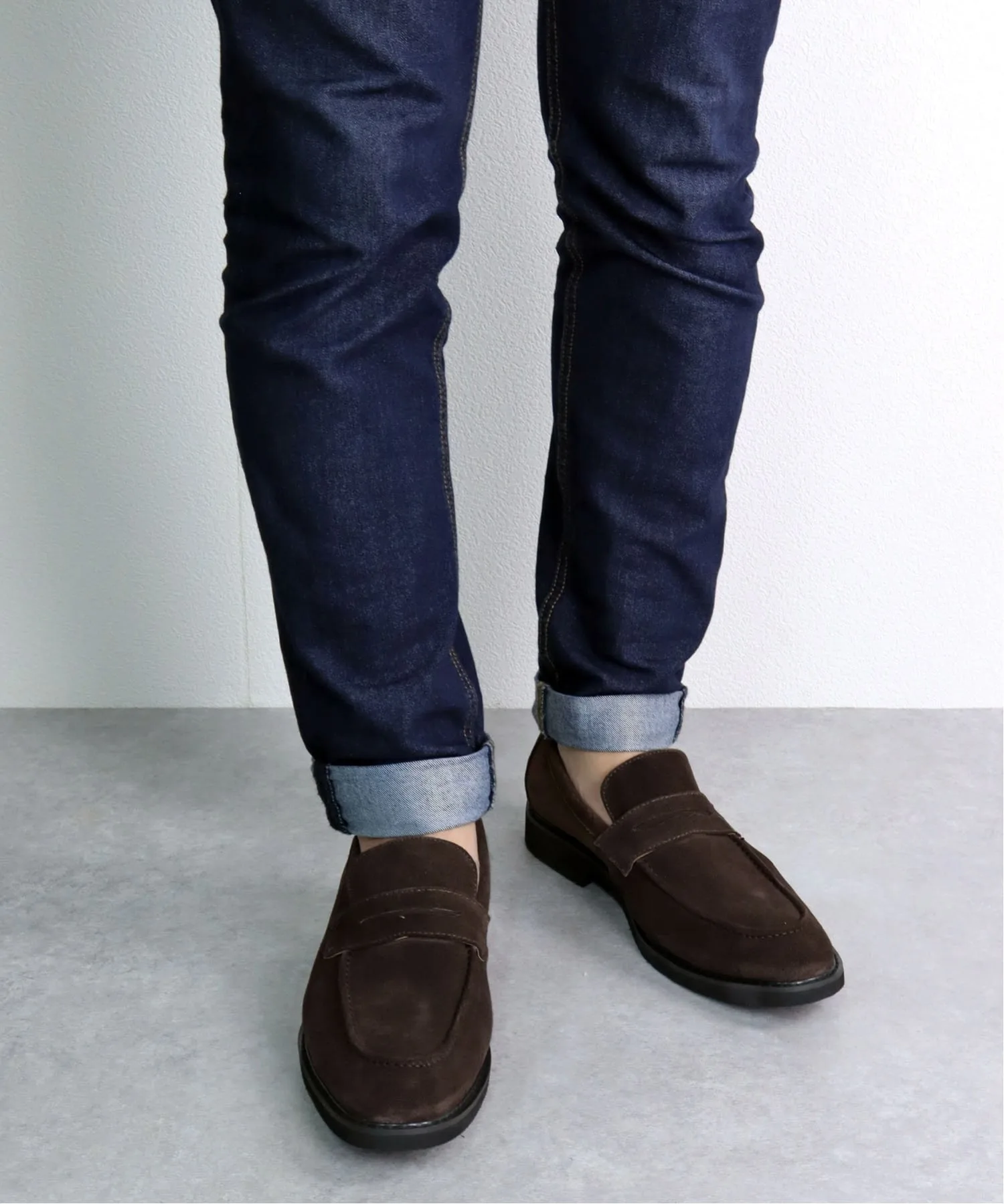 Официальные офисные лоферы из натуральной замши 5264 Dedes, Dark brown — фото 2