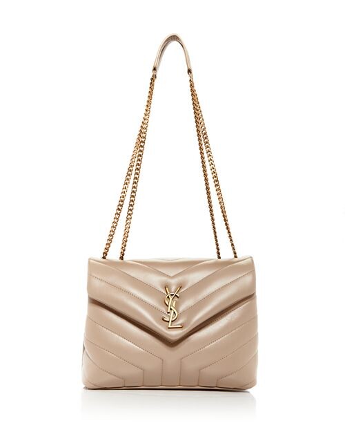 

Маленькая стеганая сумка через плечо Loulou Saint Laurent, цвет Tan/Beige, Бежевый, Маленькая стеганая сумка через плечо Loulou Saint Laurent, цвет Tan/Beige
