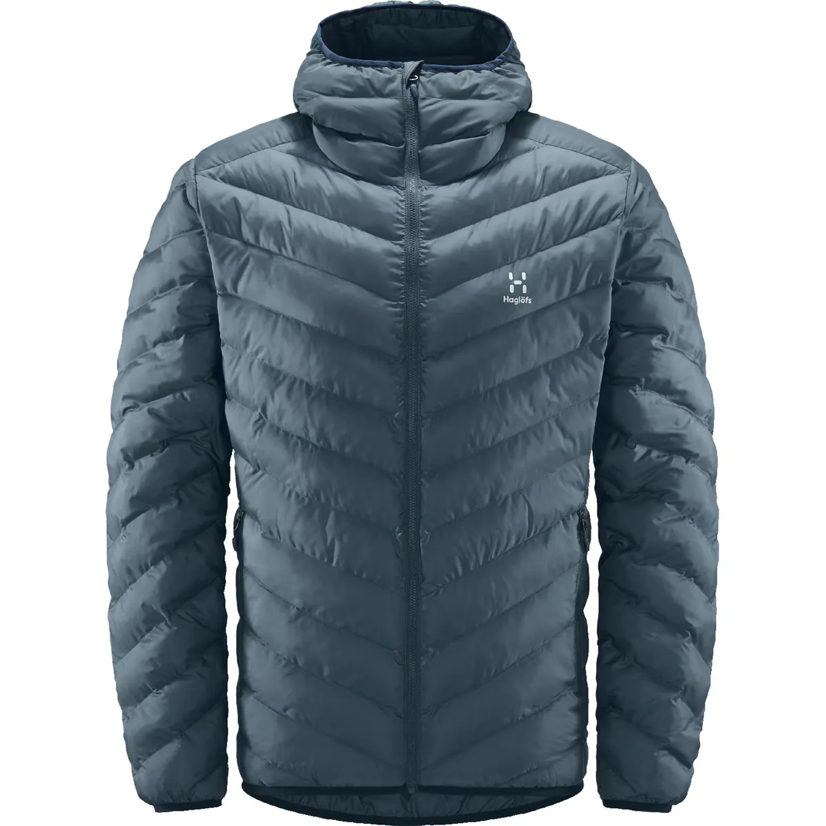 

Мужская куртка Särna Mimic Hood Haglöfs, серо-голубой