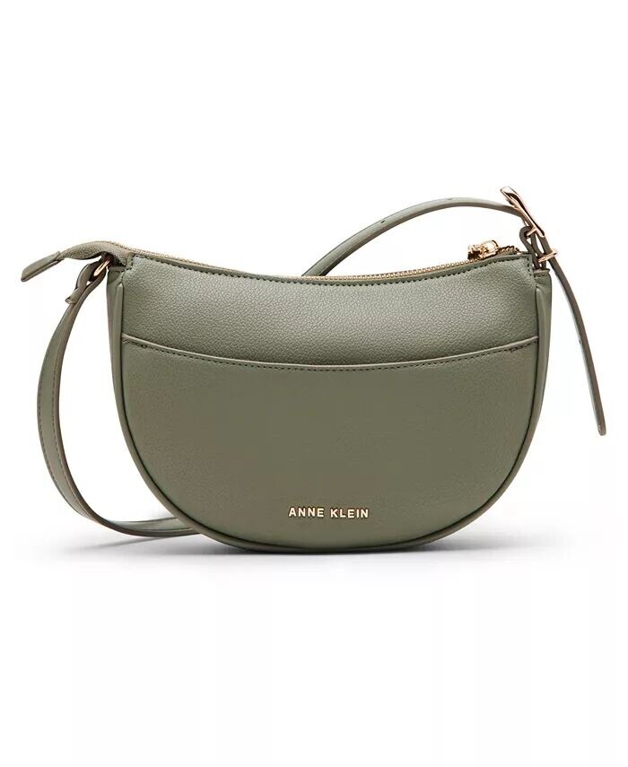

Маленькая сумка через плечо со скульптурной пряжкой Anne Klein, зеленый
