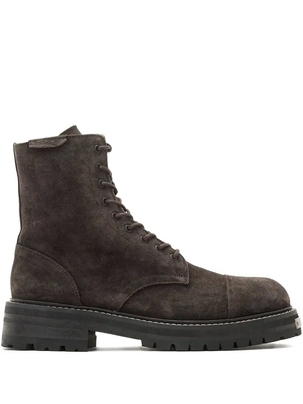 Ботинки Hank на шнуровке и молнии Allsaints, серый