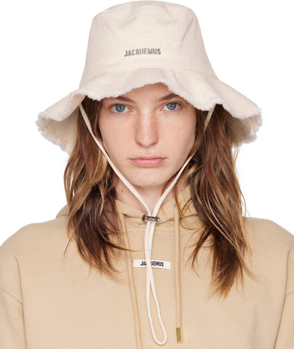 

Off-White панама Les Classiques 'Le bob Artichaut' JACQUEMUS, кремовый
