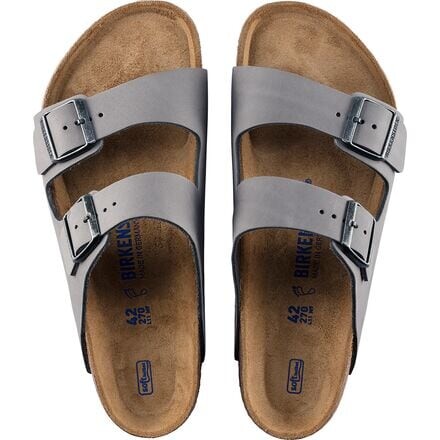 

Сандалии Arizona с мягкой стелькой женские Birkenstock, цвет Dove Gray Nubuck