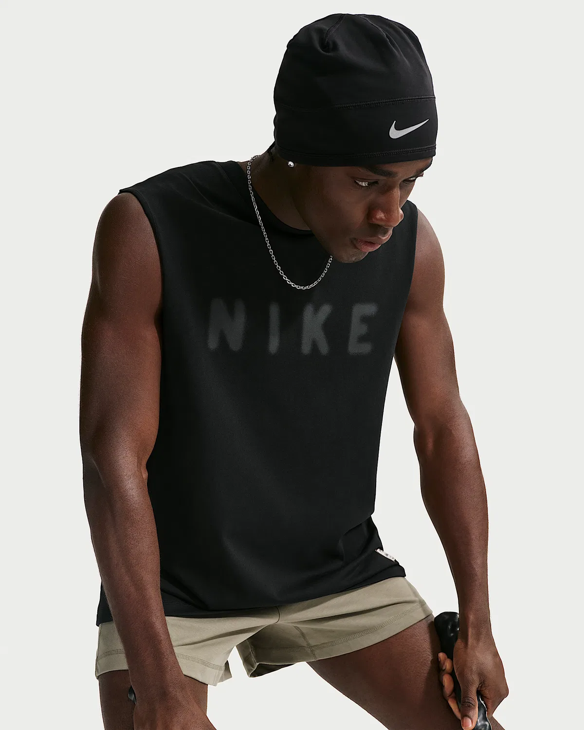 Мужская тренировочная майка Dri-FIT Nike N.A.C., Black/Black — фото 3