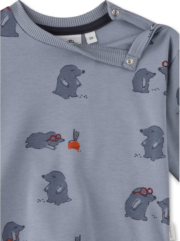Sanetta Kidswear Футболка с длинными рукавами синего цвета — фото 3