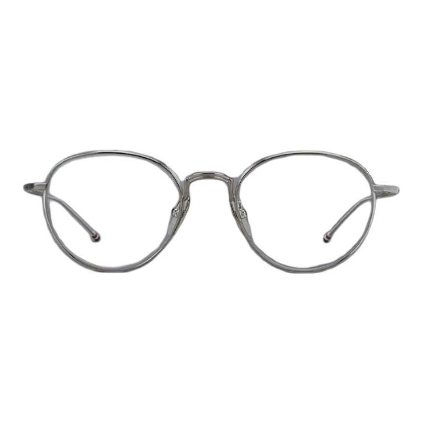 

THOM BROWNE Круглая оправа из титана, Silver