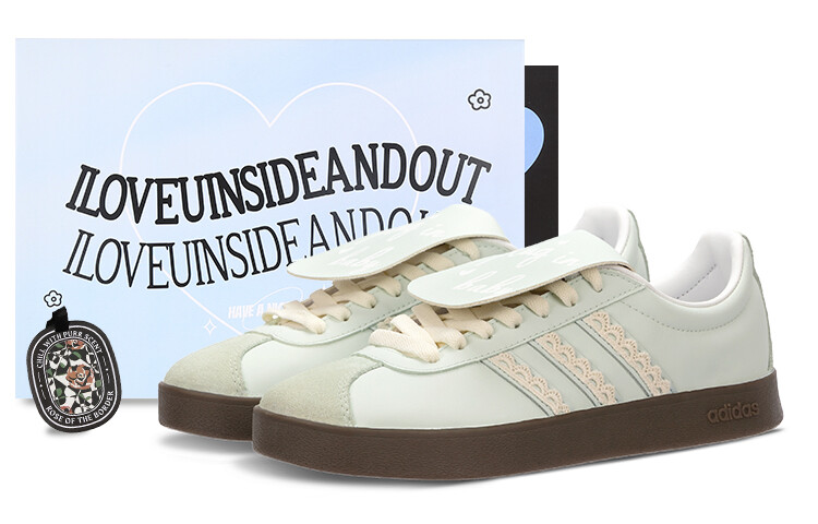

Кроссовки adidas neo Vl Court Skateboarding Shoes Unisex Low-top Light Green, светло-зеленый