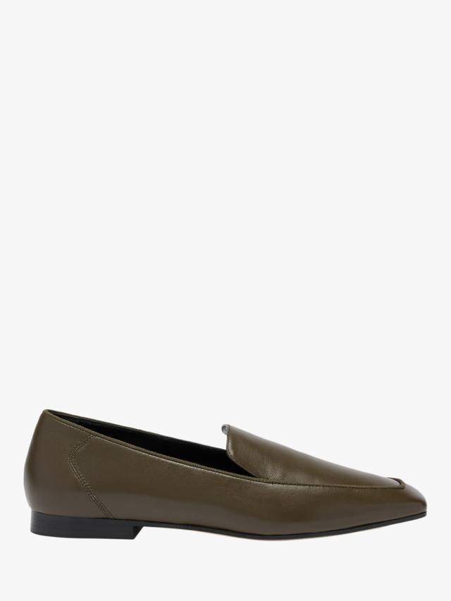 Carden Loafer кожаные ультратонкие лоферы Russell & Bromley, Green