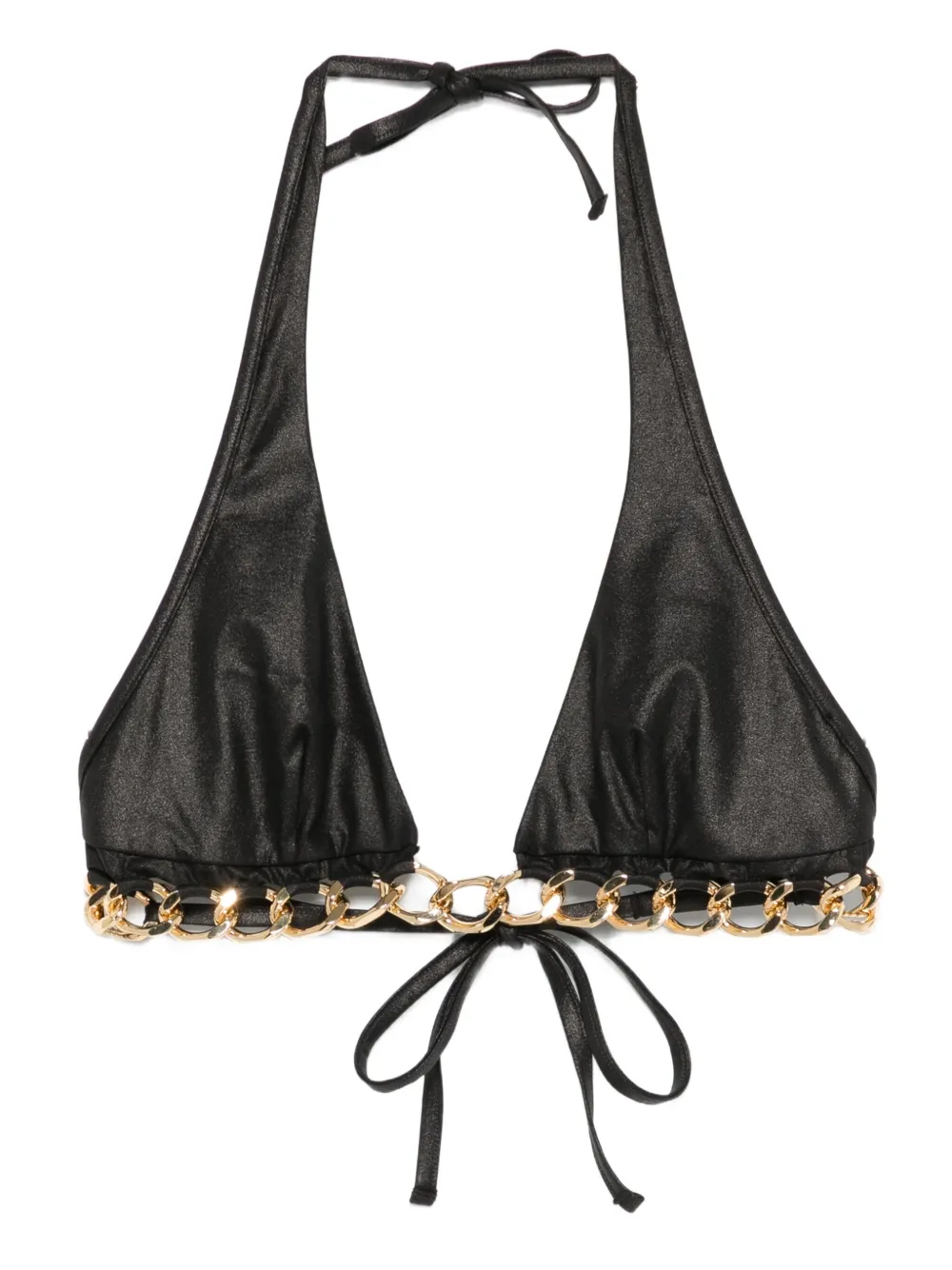 

Бикини-топ с украшением в виде цепочки Agent Provocateur, черный