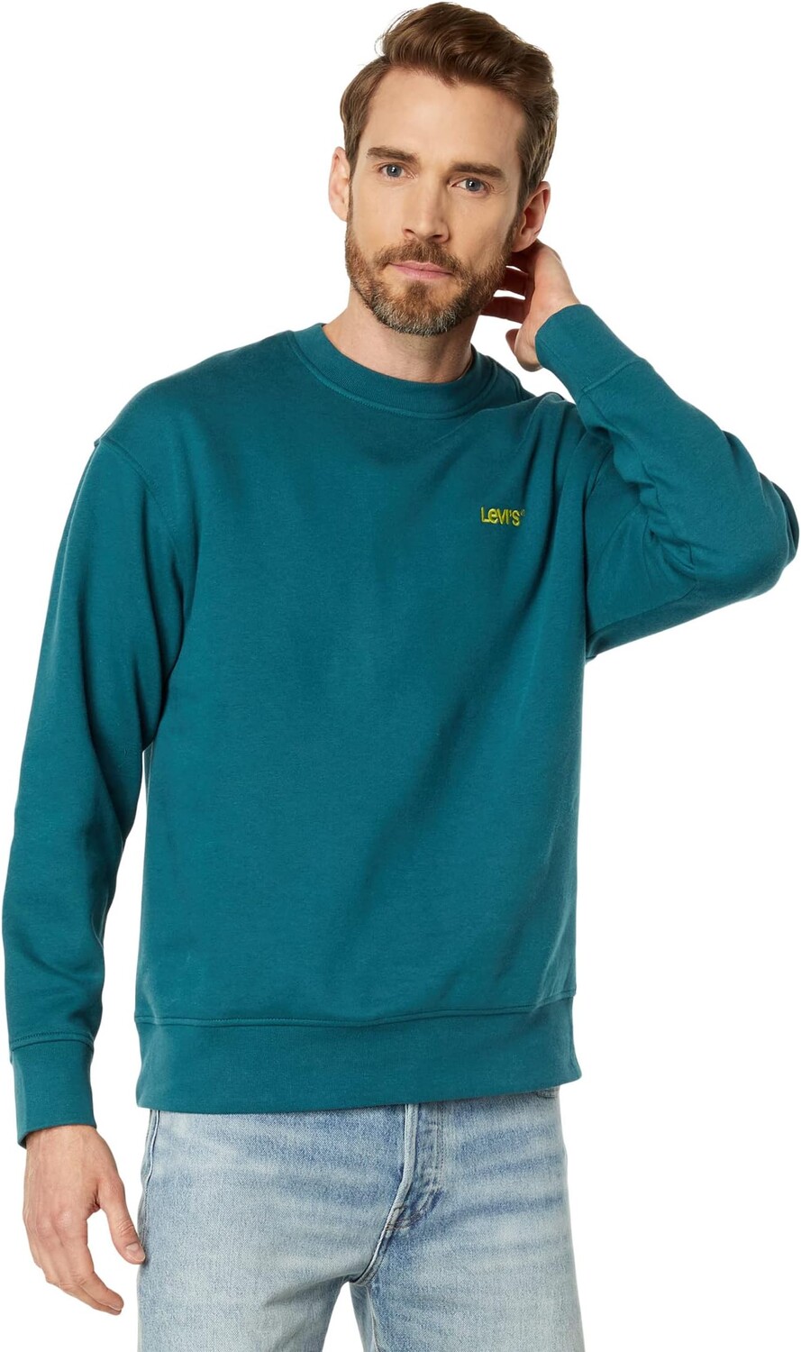 

Толстовка Levi's Mens Seasonal Crew, цвет Atlantic Deep