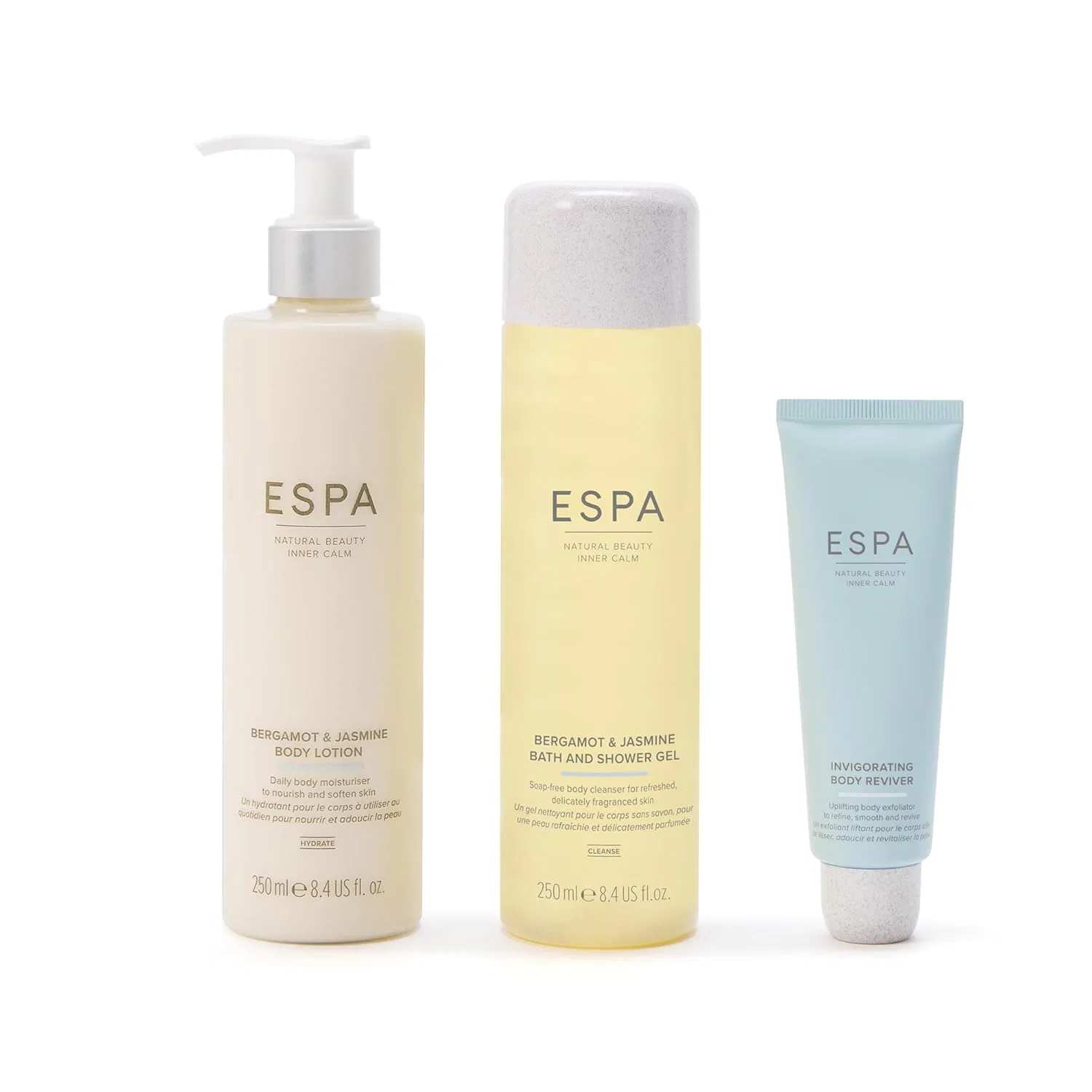 Набор для спа ESPA Bergamot & Jasmine Collection с гелем для душа, лосьоном и скрабом Espa — фото 2