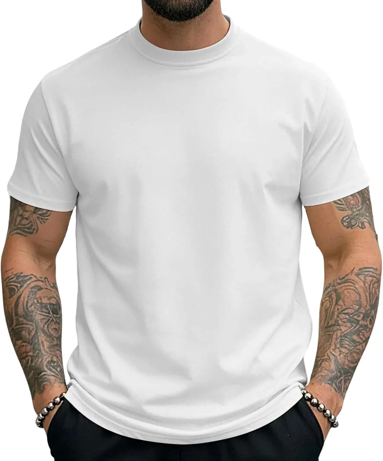 

Мужская футболка с коротким рукавом и круглым вырезом Casual Quick Dry