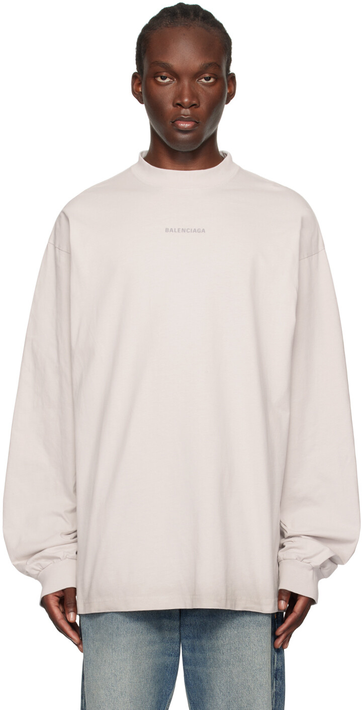

Футболка с длинными рукавами и графическим принтом Off-White Balenciaga