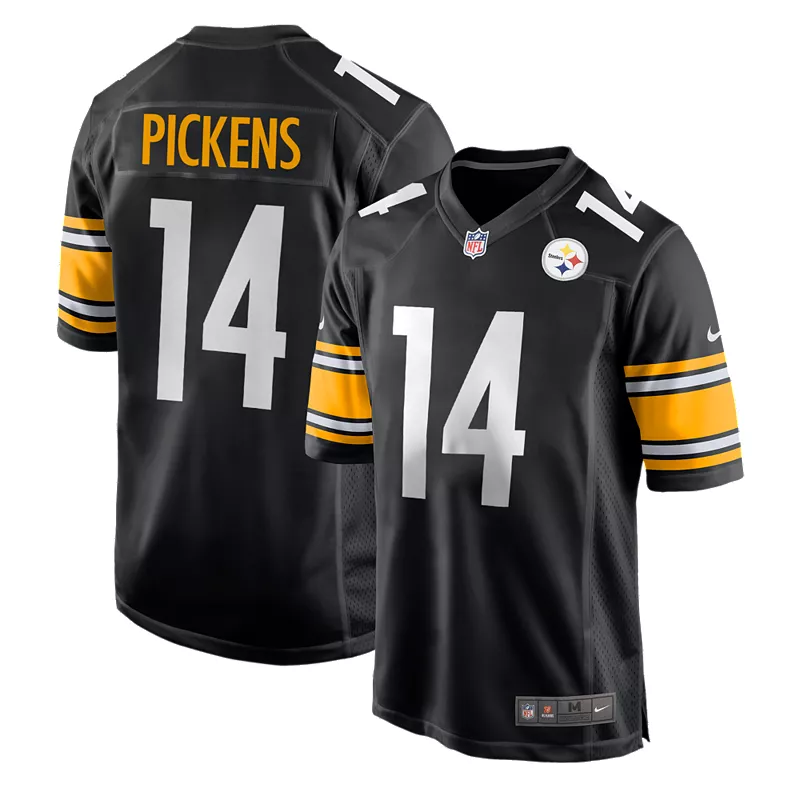 

Черная игровая майка Nike Youth Pittsburgh Steelers George Pickens # 14