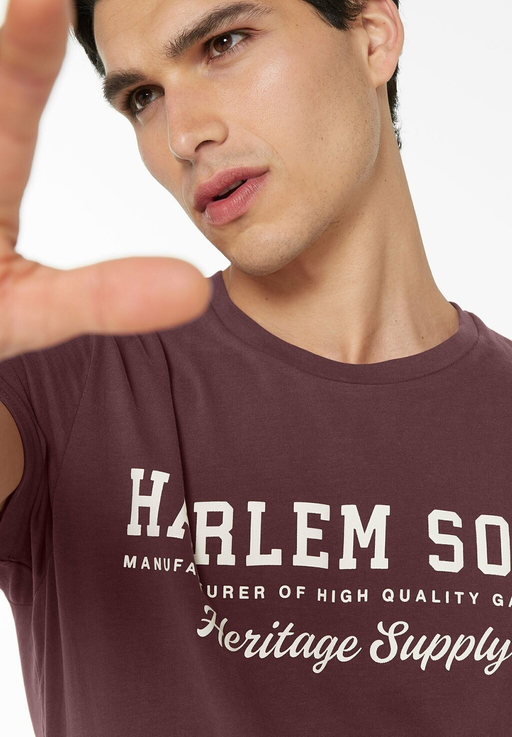 

Футболка с принтом Harlem Soul, темно-красный