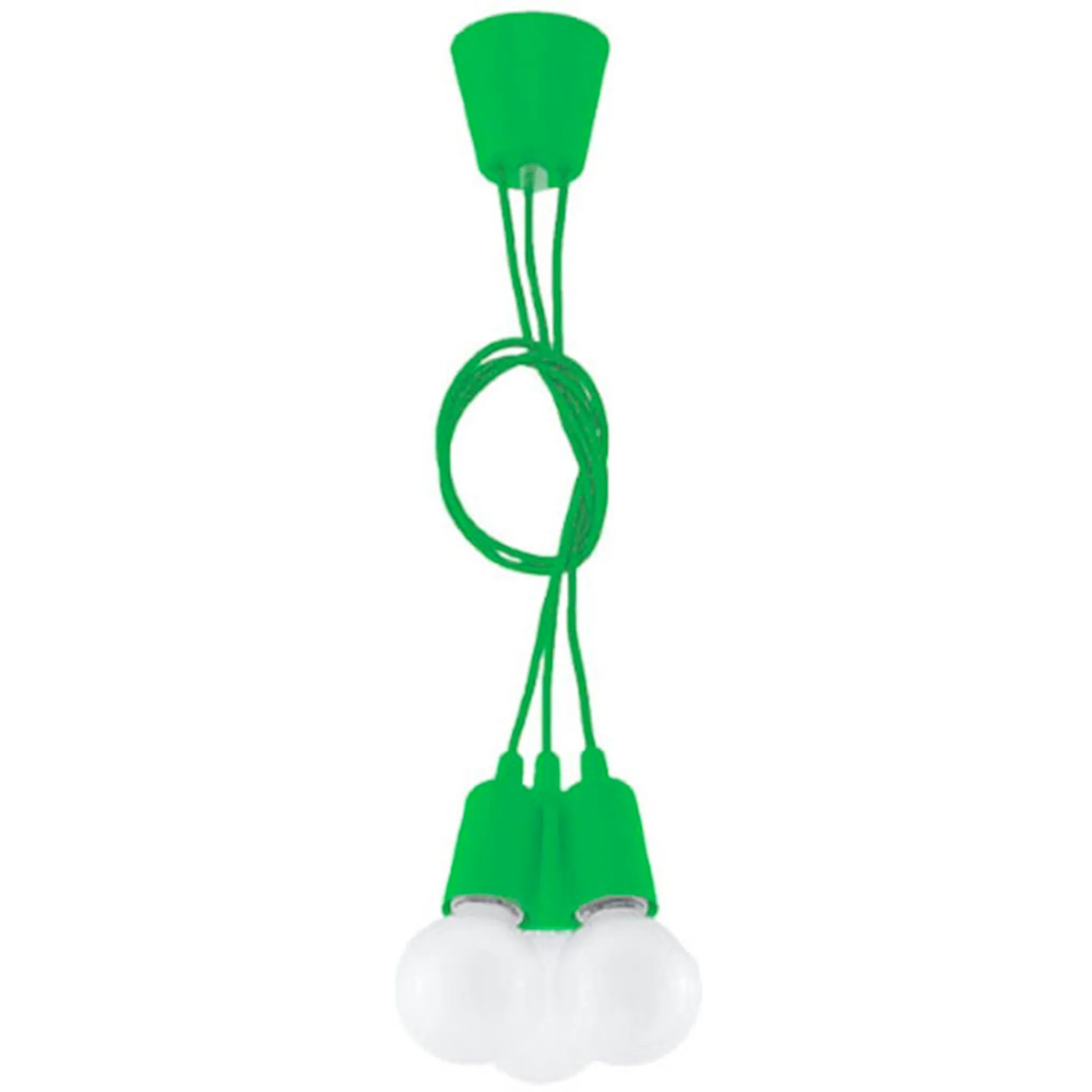 

SOLLUX освещение подвесной светильник «DIEGO», 3 лампочки, лампа E27 | без лампочки, слякотный режим Sollux Lighting, зеленый