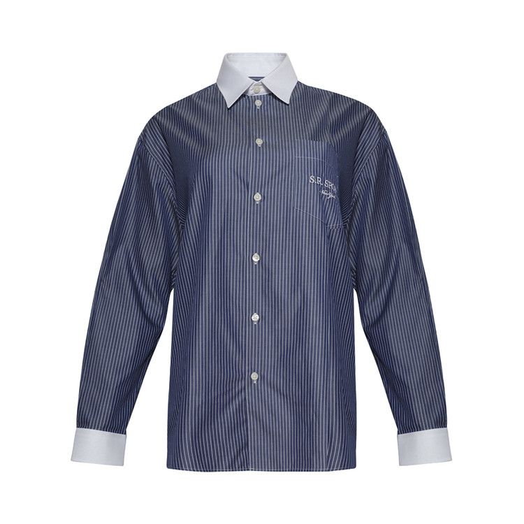 

Рубашка Sporty & Rich Sport Oversized Shirt, Navy/White