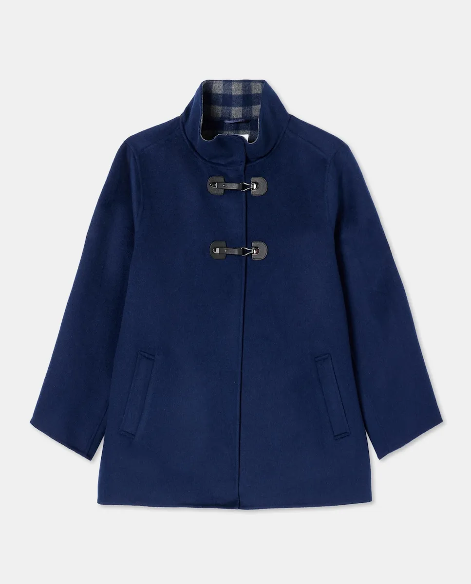 

Пальто из ткани с клетчатой подкладкой для женщин Couchel, темно-синий