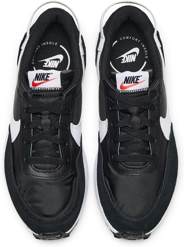 Кроссовки Nike Waffle Debut, цвет Black/White/Orange/Clear — фото 2